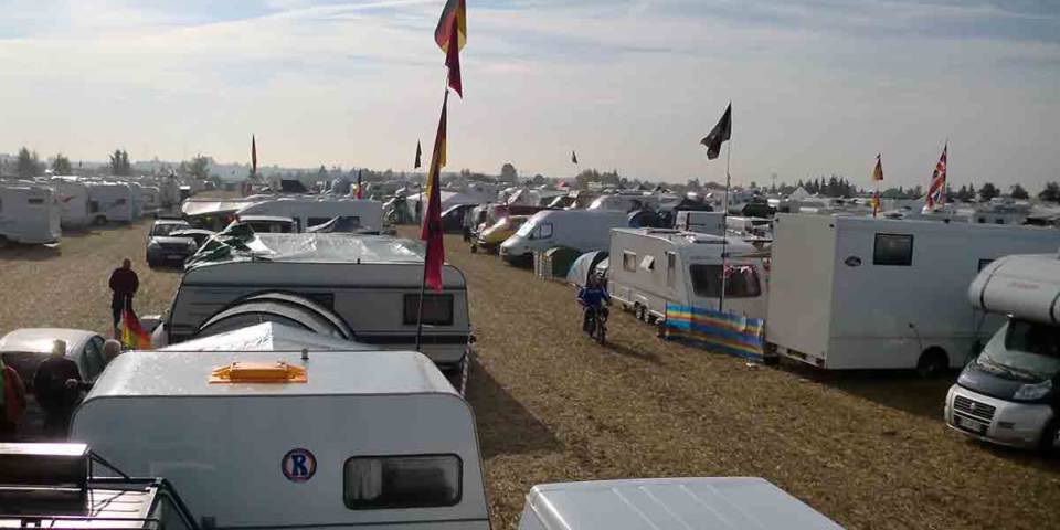 Campingplatz beim MXoN 2013 im TALKESSEL Teutschenthal