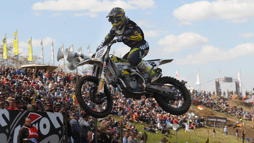 Max Nagl 2016 bei der Motocross-WM in Teutschenthal