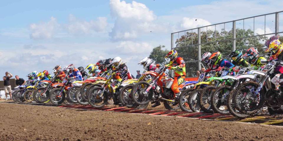 Start bei der Motocross Landesmeisterschaft Sachsen-Anhalt 2016 im TALKESSEL