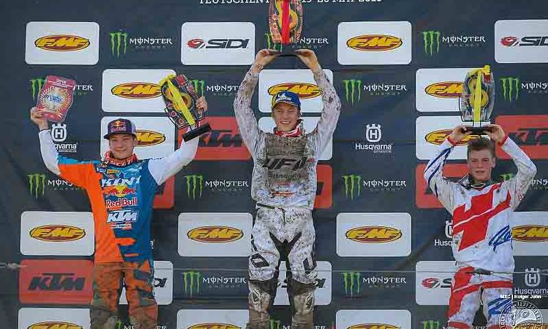 EMX125 2018 im Talkessel teutschenthal Siegerpodium