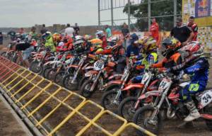 Start Landesmeisterschaft Klasse 65ccm 2016 im TALKESSEL