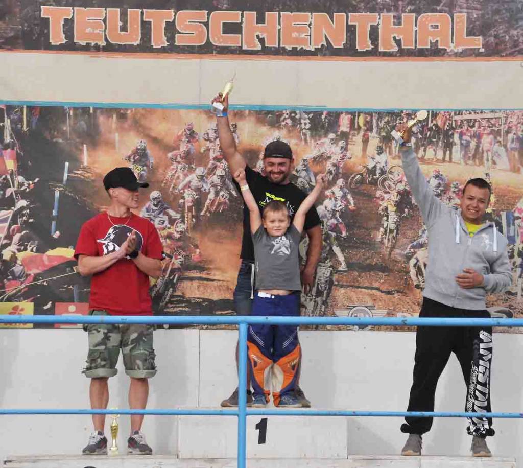 Siegerpodium Landesmeisterschaft Sachsen-Anhalt 2018 Teutschenthal Klasse ClubsportPro