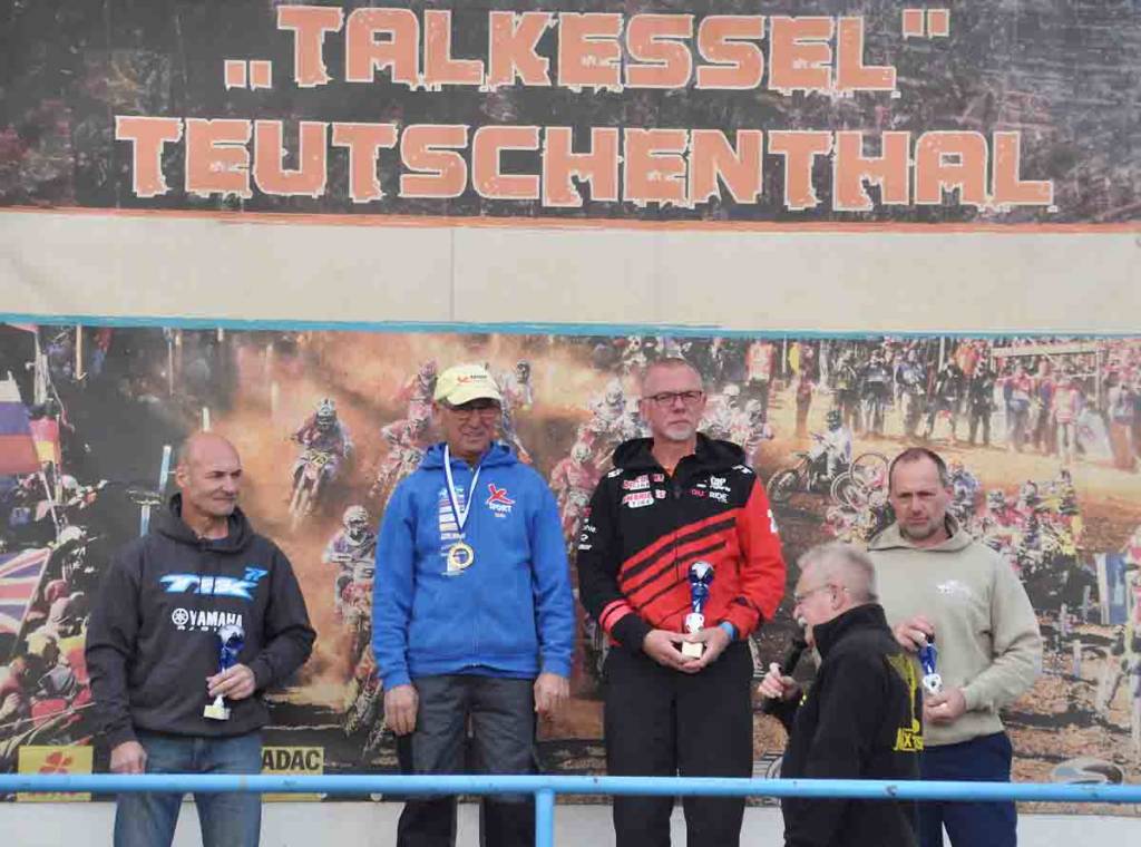Siegerpodium Landesmeisterschaft Sachsen-Anhalt 2018 Teutschenthal Klasse Senioren Ü50