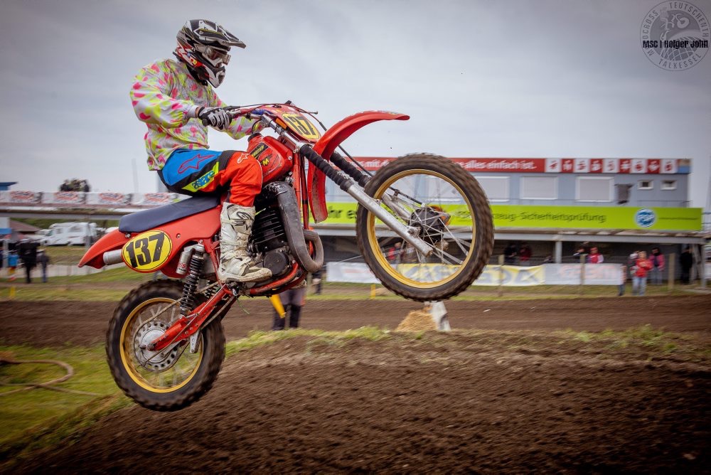 Andreas Feldt #137 (GER, MC Grevesmühlen, Maico 490) Twin-Shock 50+ - TALKESSEL-CLASSICS - 3. Motocross Classic - 11.05.2019 | Talkessel Teutschenthal - Foto: Holger John