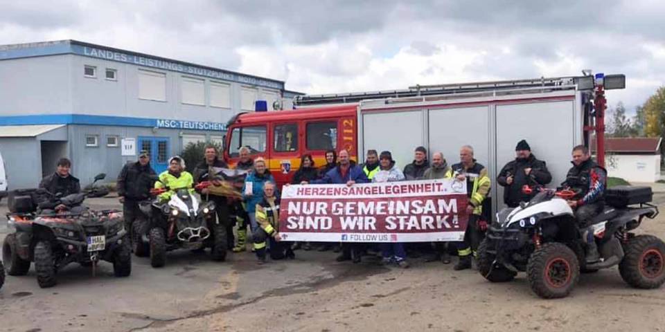 Nur gemeinsam sind wir stark, lautete das Motto des Trainingstags im TALKESSEL, bei dem die Fahrer Geld für den Verein Herzensangelegenheit sammelten.